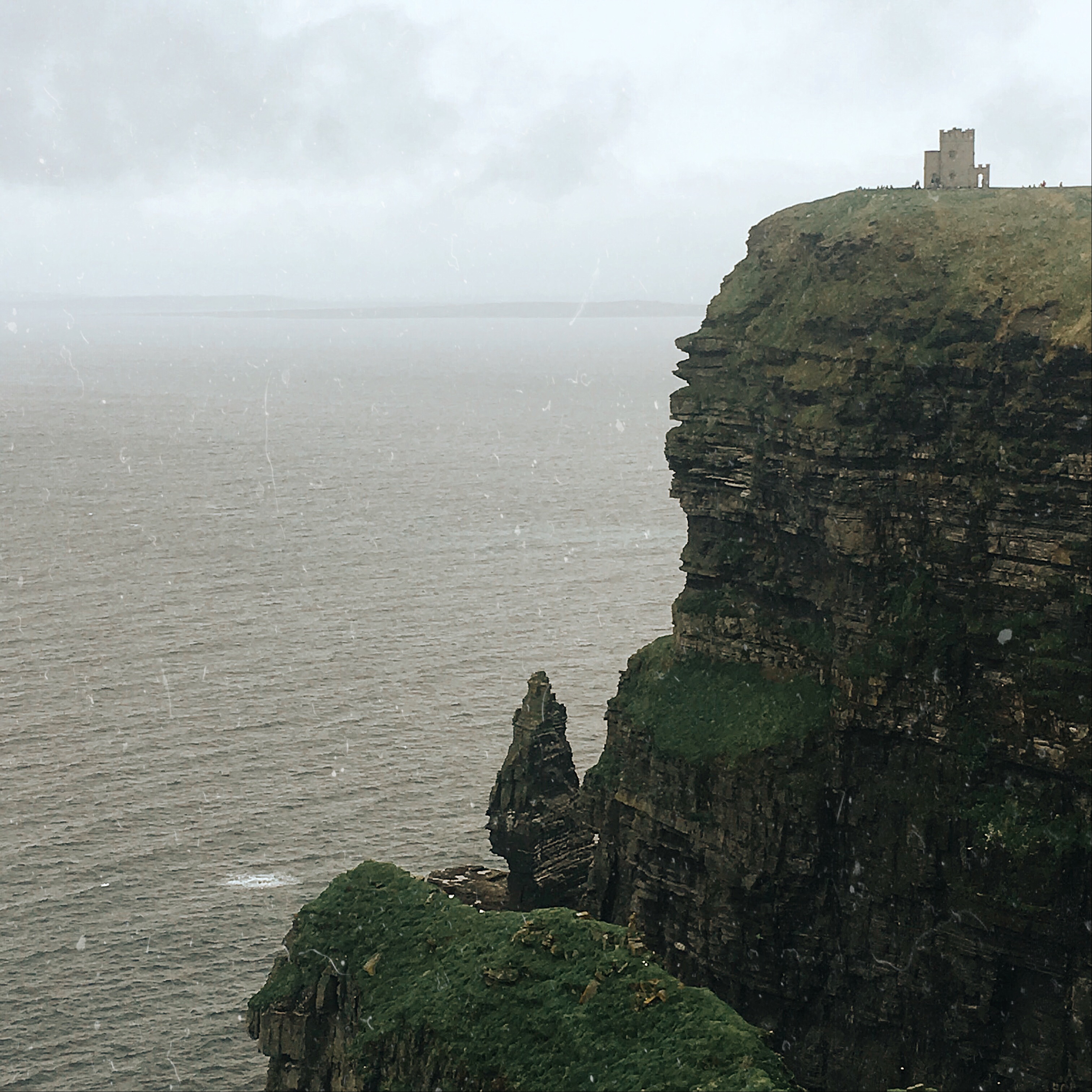 View of O'Brien Tower at the Cliffs of Moher Visitor Center