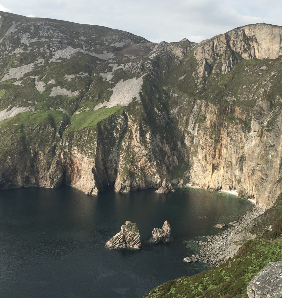 plummeting cliffs of Sleive League in Donegal Ireland, photo of ireland